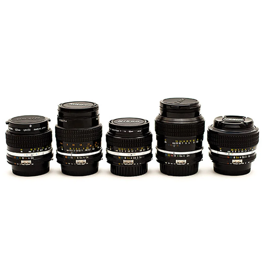 Lenses - Nikon Lens Set — JEFF MARLOWE